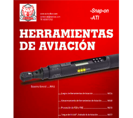 Catálogo Herramientas de Aviación SNAP-ON / ATI
